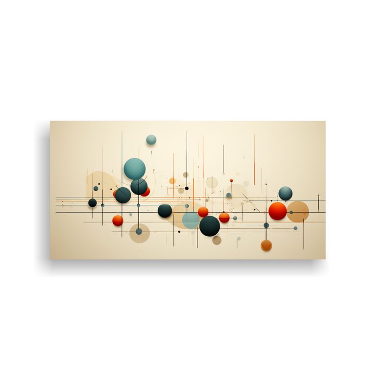 GENERICO - Pintura Mural Moderna Con Diseño Surrealista De L 160x80cm