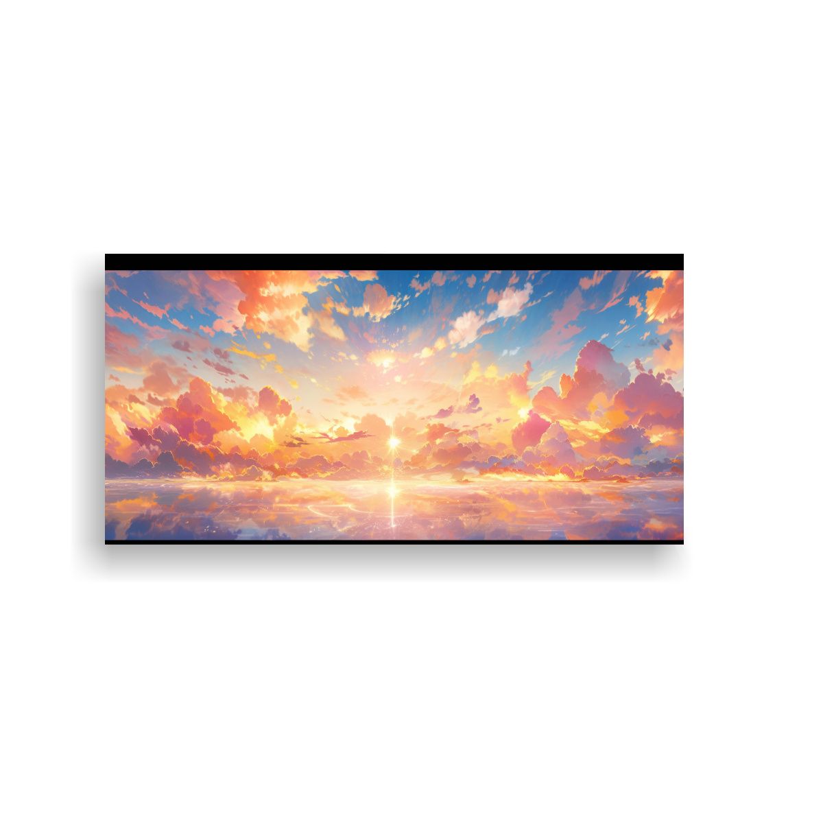 GENERICO - Pinturas De Decoración Con Cielos Al Amanecer Y A 160x80cm