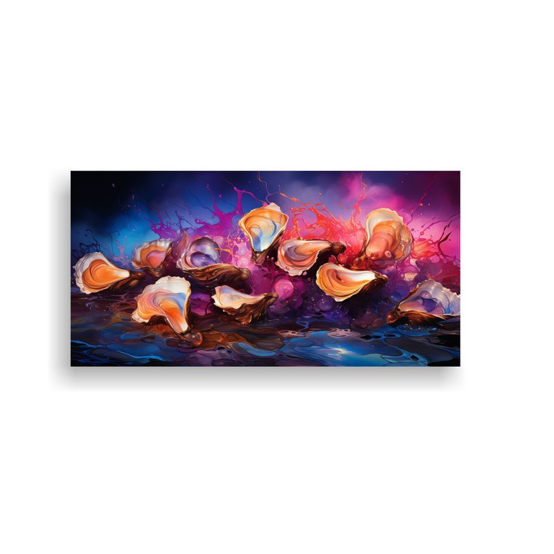 GENERICO - Pinturas De Arte Pop Neo En Colores Croma Líquido 160x80cm
