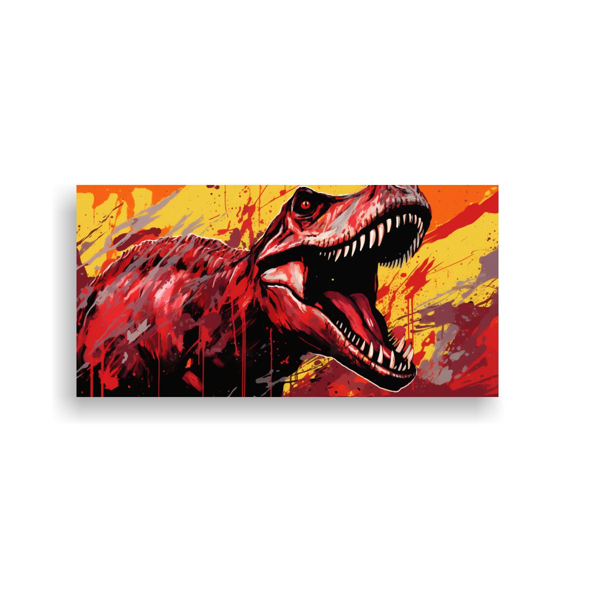 GENERICO - Pinturas Decorativas De Tonos Regalo Para Dinosaur 160x80cm.