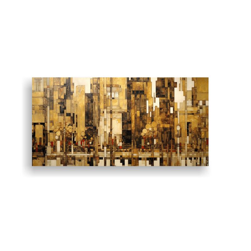 GENERICO - Pintura Decorativa Estilo Mondrian Con Influencia  160x80cm