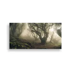 GENERICO - Pintura Decorativa De Bosque De Fanal En Bastidor 160x80cm