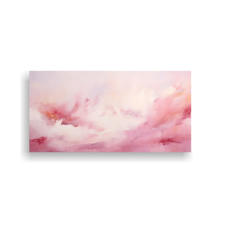GENERICO - Pintura Abstracta De Paisaje Con Colores Vibrantes 160x80cm