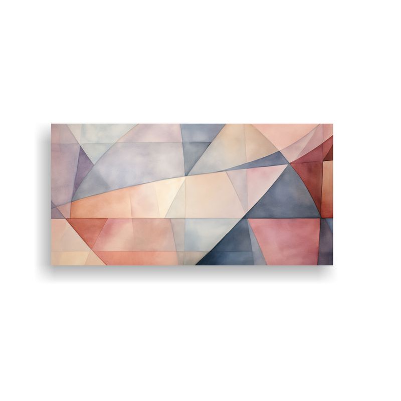 GENERICO - Pinturas Decorativas De Geometría Abstracta En Ac 160x80cm