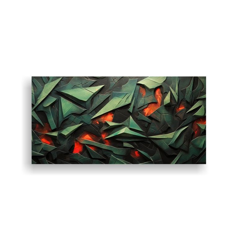 GENERICO - Pinturas Decorativas En Lienzo Mágico Sombras C 160x80cm