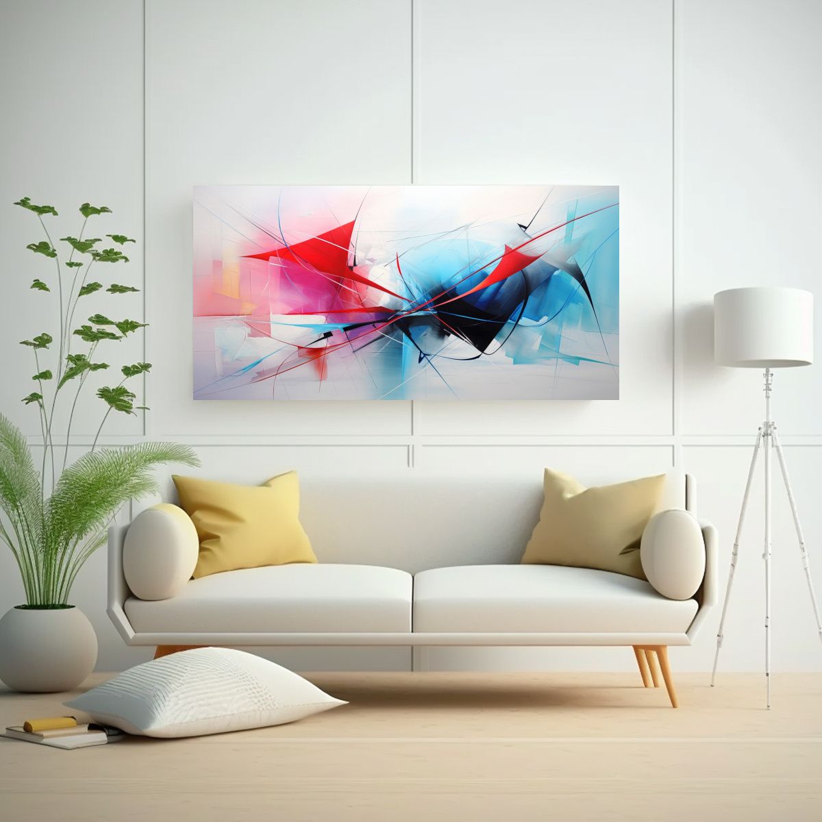 GENERICO - Pinturas Abstractas Para Decorar Con Estilo Y Orig 160x80cm.