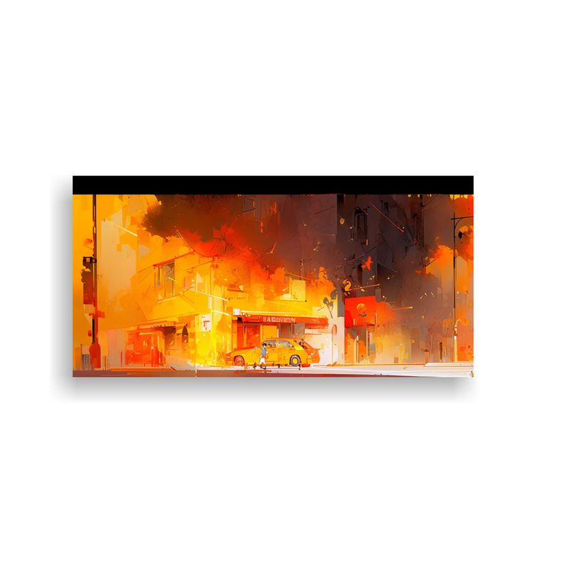 GENERICO - Pinturas Decorativas De Belleza Natural En Santiag 160x80cm
