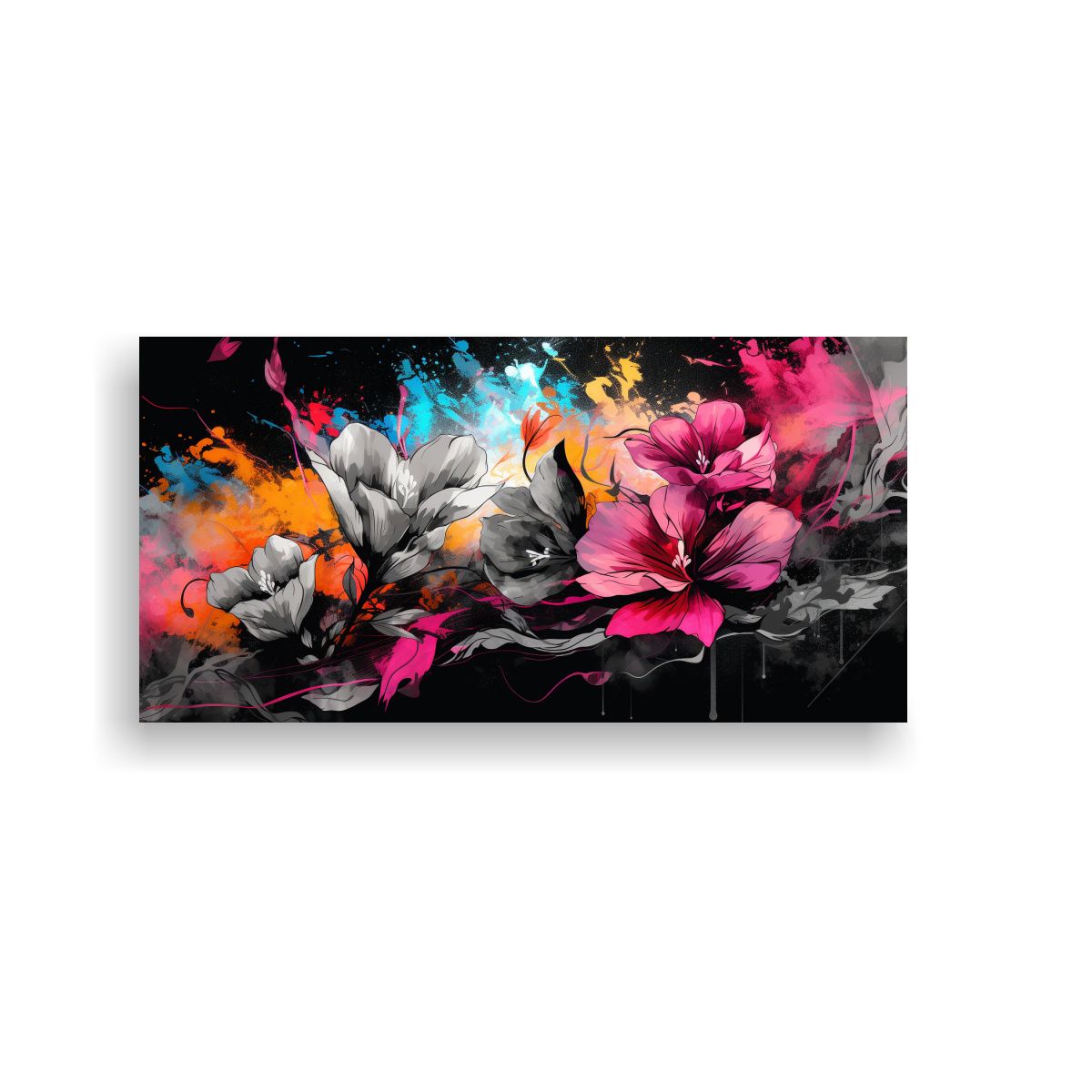 GENERICO - Pinturas Decorativas Con Atmósfera Neonoir Estilo 160x80cm