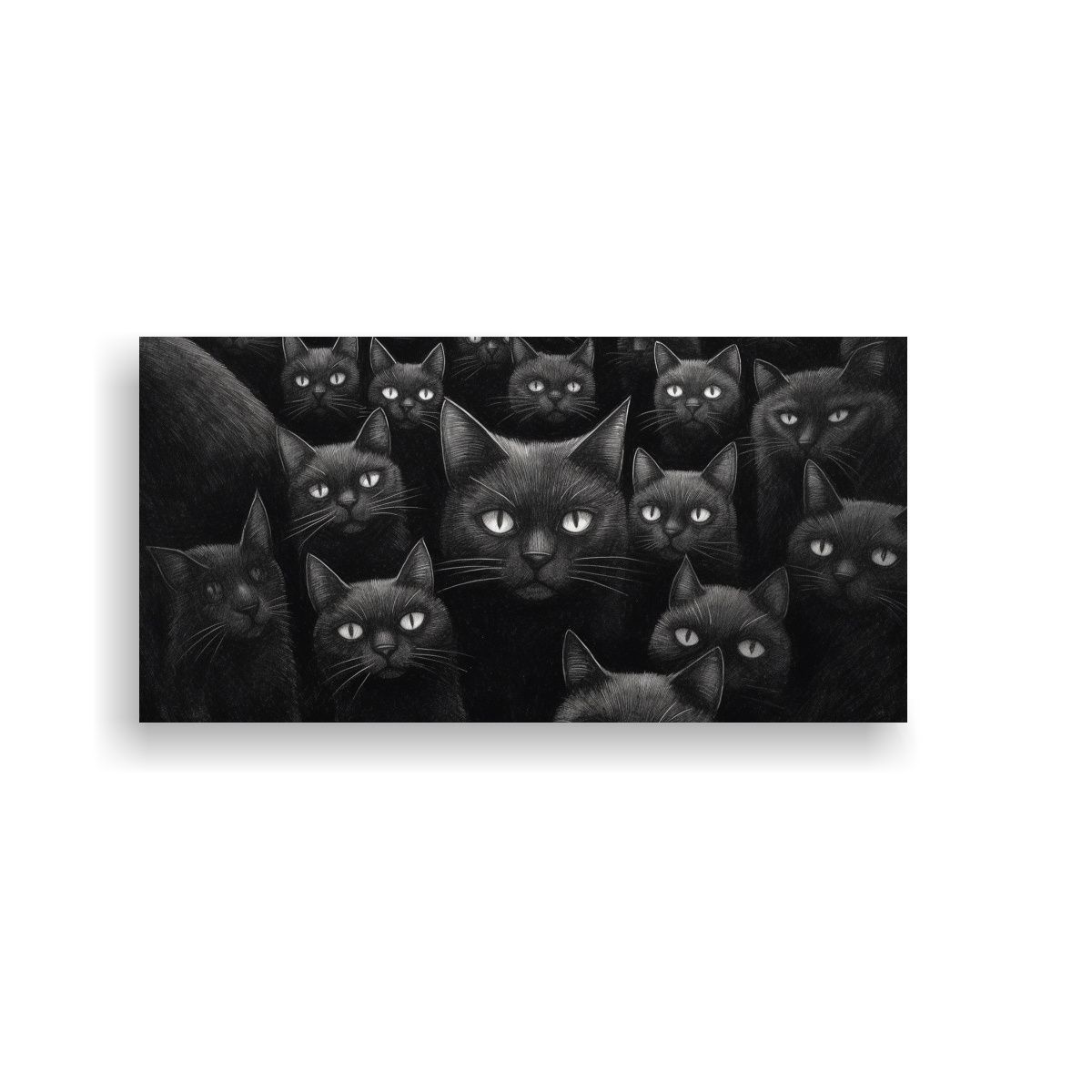 GENERICO - Cuadro Tema Obra Maestra Noche Estrellada Macrofo 160x80cm