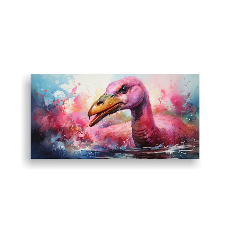 GENERICO - Arte Minimalista Monstruo De Loch Ness En Acuarel 160x80cm