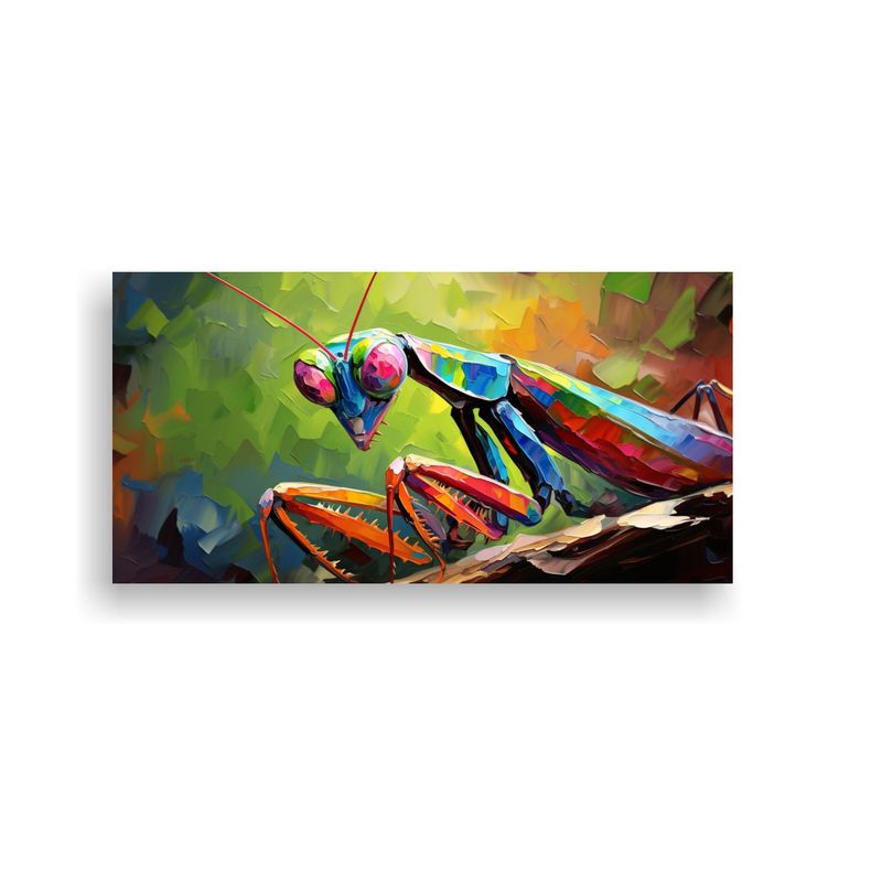 GENERICO - Cuadro De Colores Intensos Estilo Pintura Al Estil 160x80cm