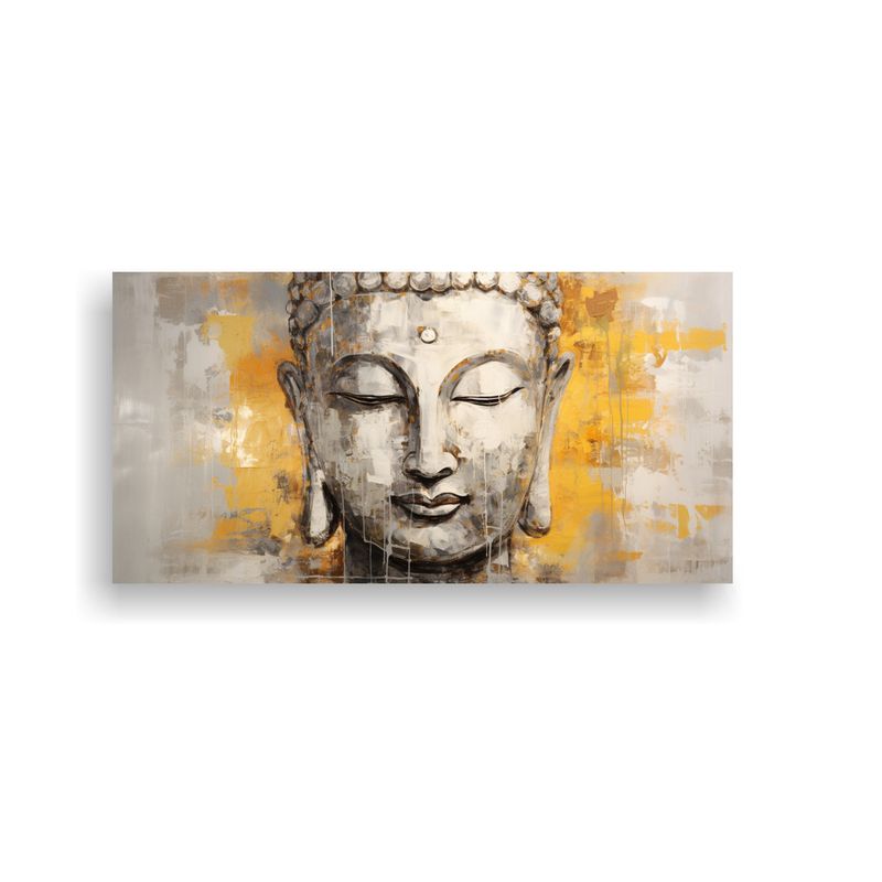 GENERICO - Pinturas Decorativas Abstractas Buddha En Tonos Pl 160x80cm