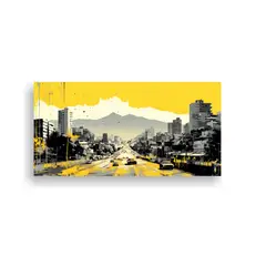 GENERICO - Pinturas Decorativas De Belleza Natural En Santiag 160x80cm