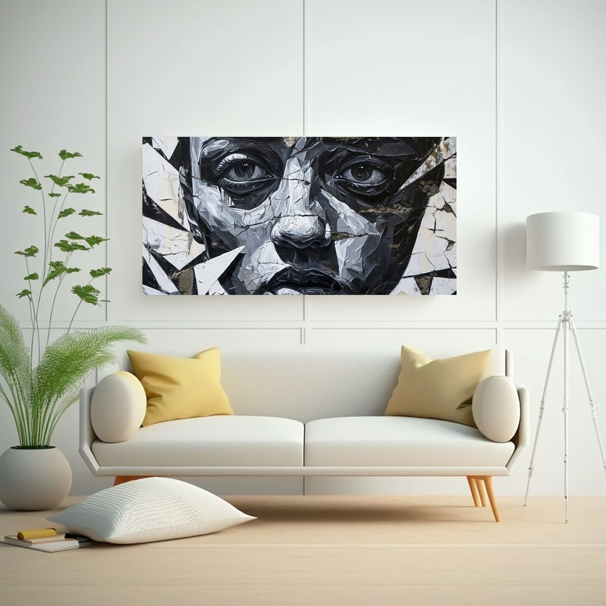 GENERICO - Cuadros Abstractos De Retratos Por Alexei Artinsky 160x80cm