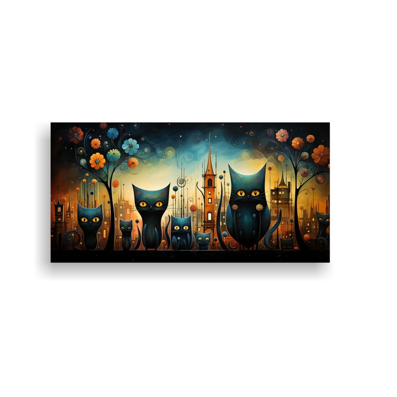 GENERICO - Pinturas Decorativas De Estilo Surrealista Inspira 160x80cm