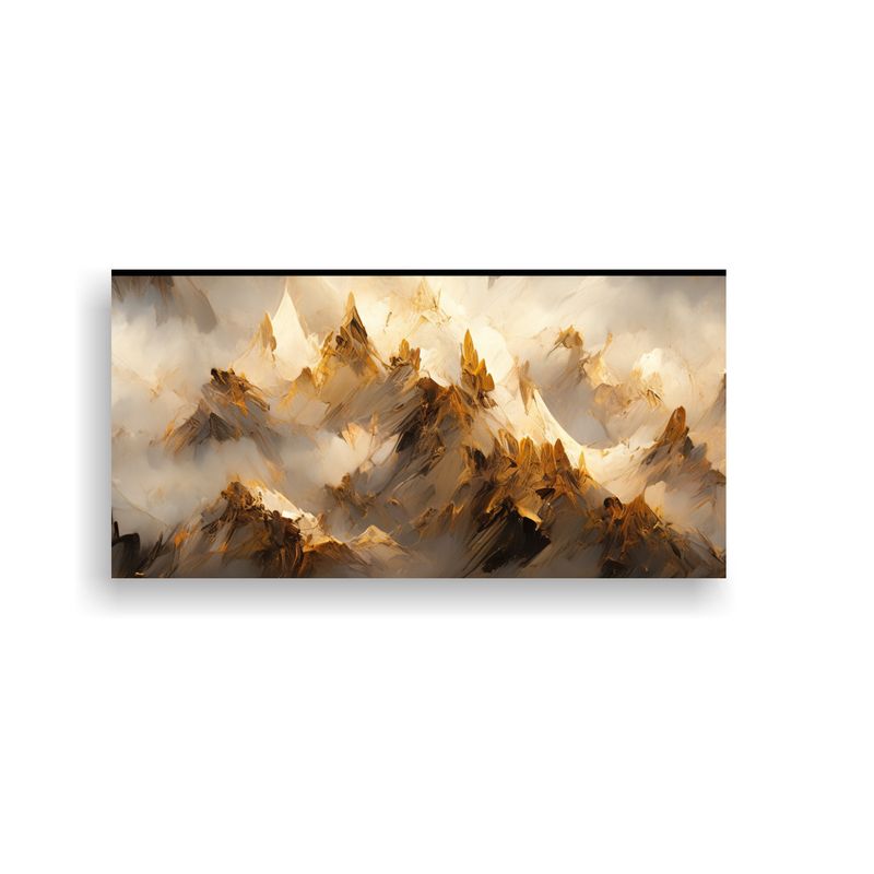 GENERICO - Pintura única De Montañas Famosas Y Cadenas Con  160x80cm
