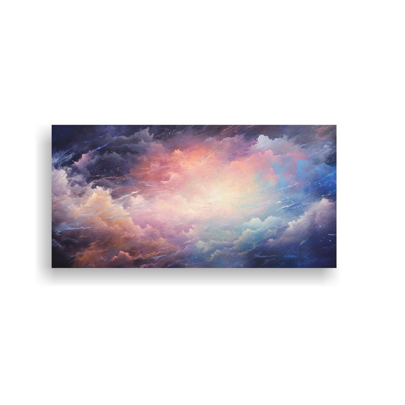 GENERICO - Pintura Decorativa De Finas Líneas Cielo Nocturn 160x80cm