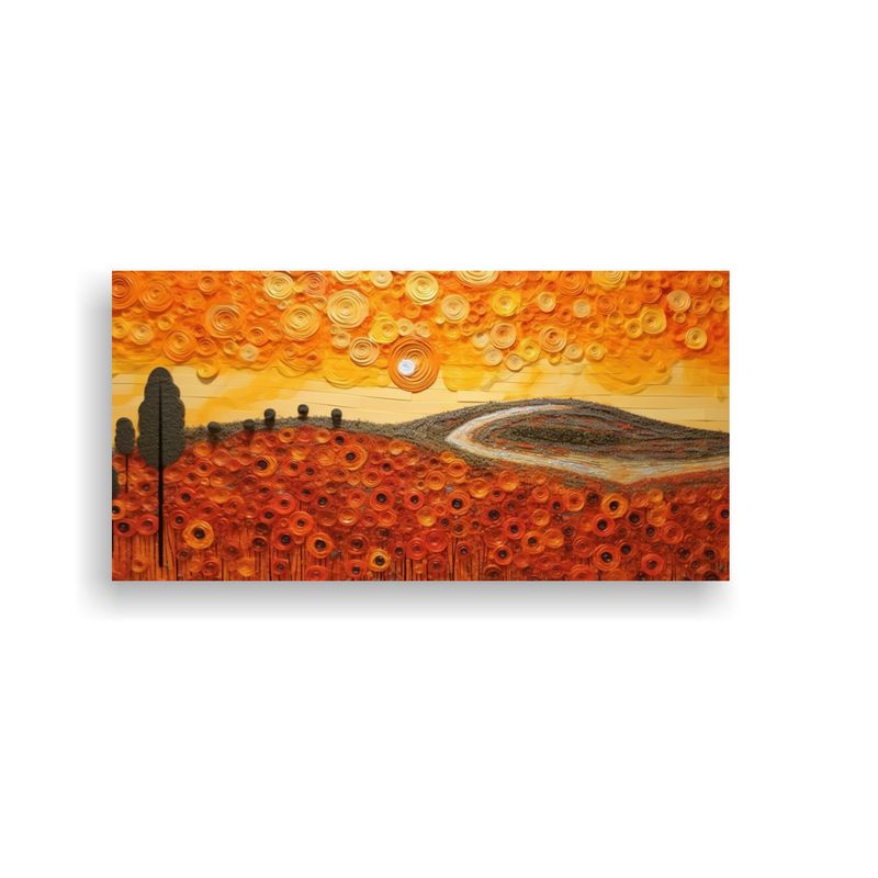 GENERICO - Cuadro Decorativo Tridimensional Con Lentejuelas Y 160x80cm