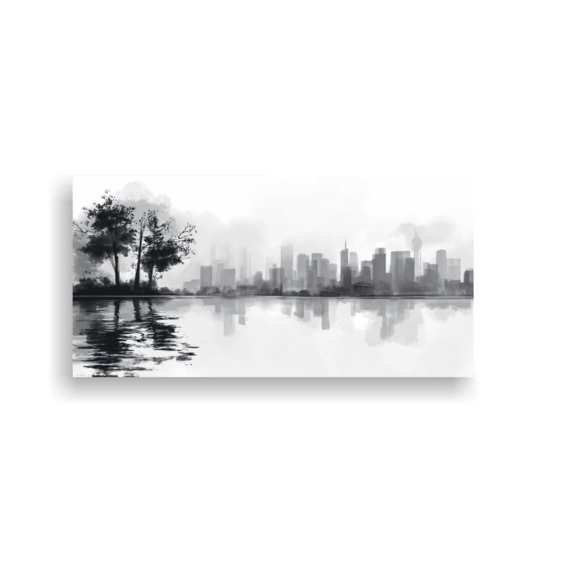 GENERICO - Cuadro Lienzo Impreso Fantasía 2D Arte Chino Tint 160x80cm
