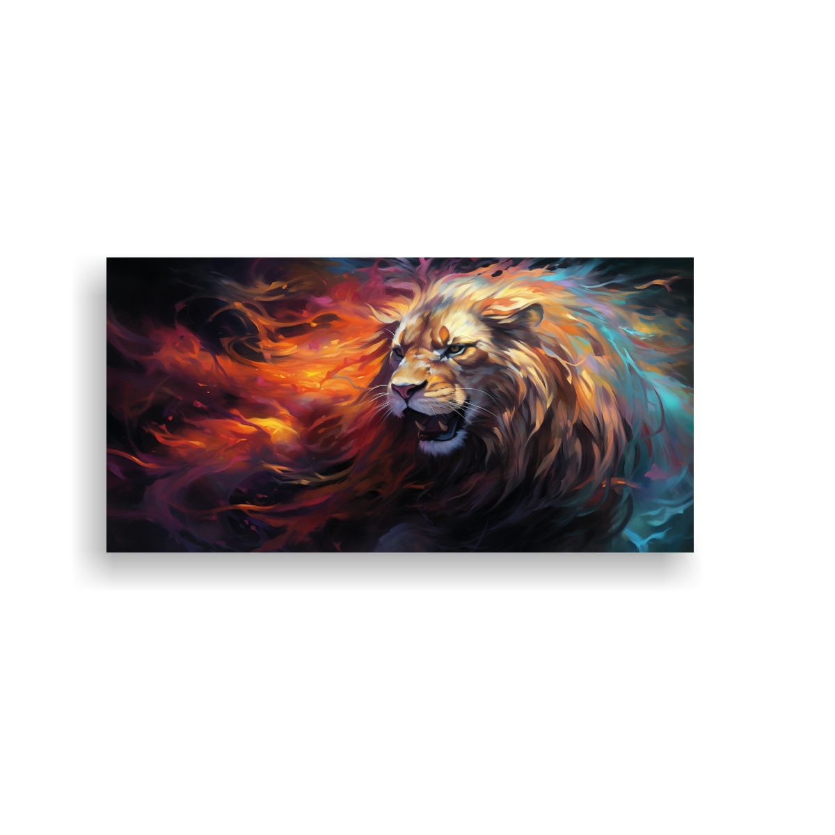 GENERICO - Pintura Al Estilo óleo De Animales Legendarios En 160x80cm