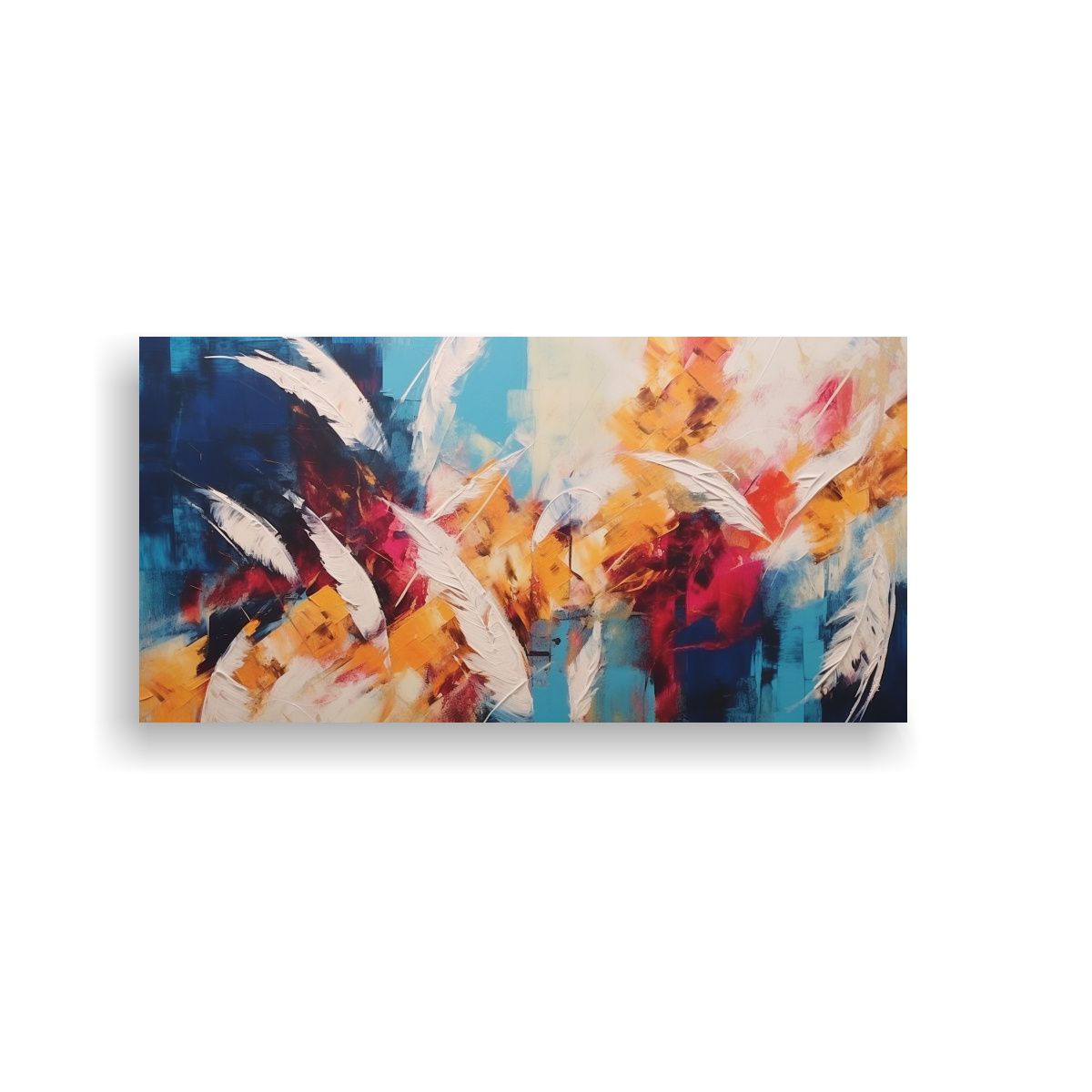 GENERICO - Cuadro Abstracto Composición Equilibrada Para De 160x80cm