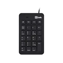 UTEK - Teclado Numérico USB Multimedia 23 Teclas UT-KBN700U