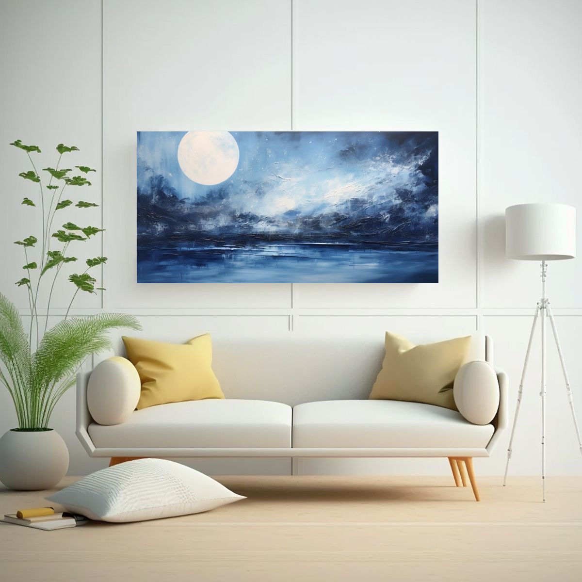 GENERICO - Pinturas Decorativas De Arte Acuarela Abstracta Qu 160x80cm