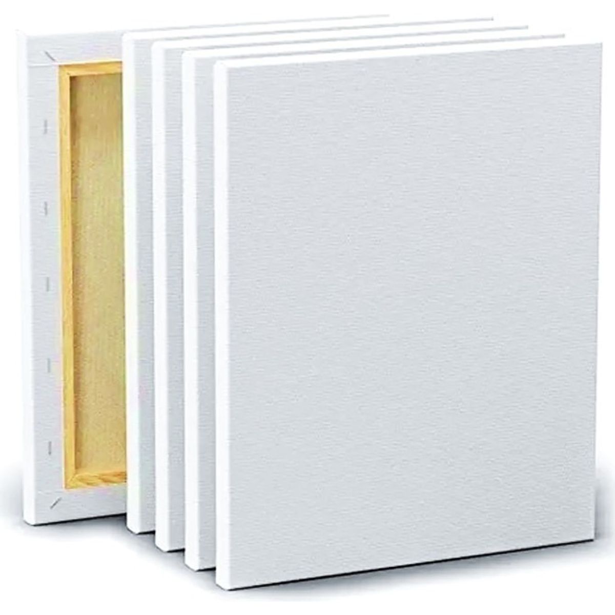 1724 - Bastidor Para Pintar De Madera Con Lienzo De Tela 40x30cm