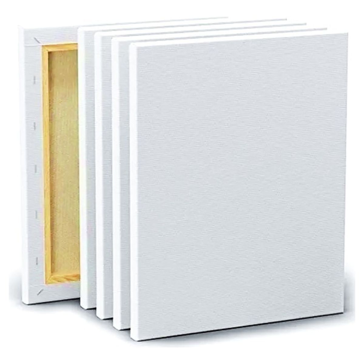 1724 - Bastidor Para Pintar De Madera Con Lienzo De Tela 40x30cm