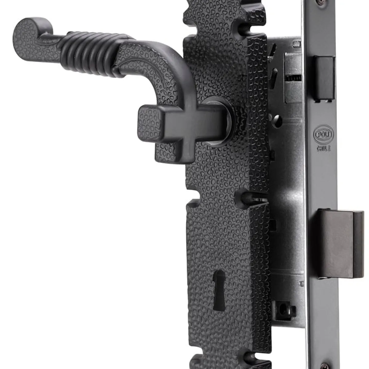 POLI - Cerradura Embutida Poli Rústica B40 Dormitorio