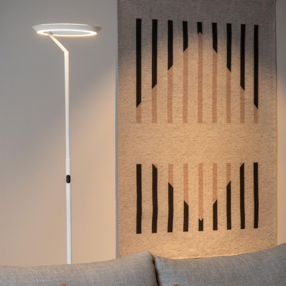 BOSCO - LAMPARA DE PIE CELEST BLANCO Ø28cm 2700K