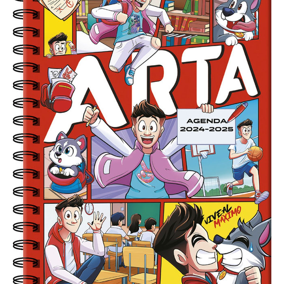 MONTENA - Libro Arta Game - Agenda Escolar 2024-2025