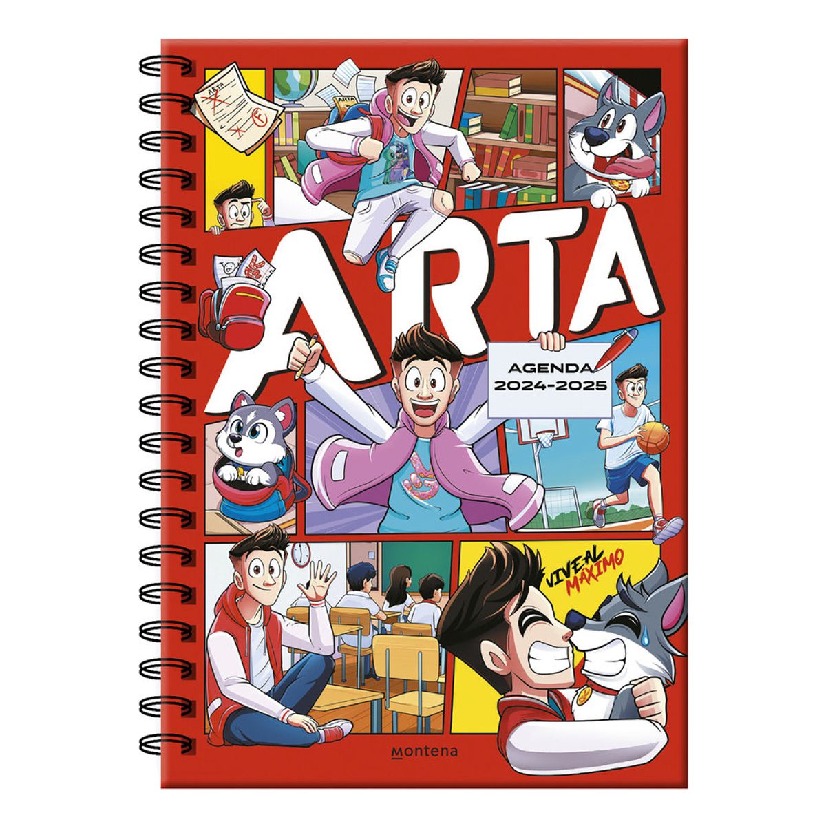 MONTENA - Libro Arta Game - Agenda Escolar 2024-2025