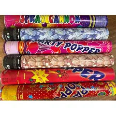 GENERICO - Lanza Confetti Cotillon Pack 11 Unidades