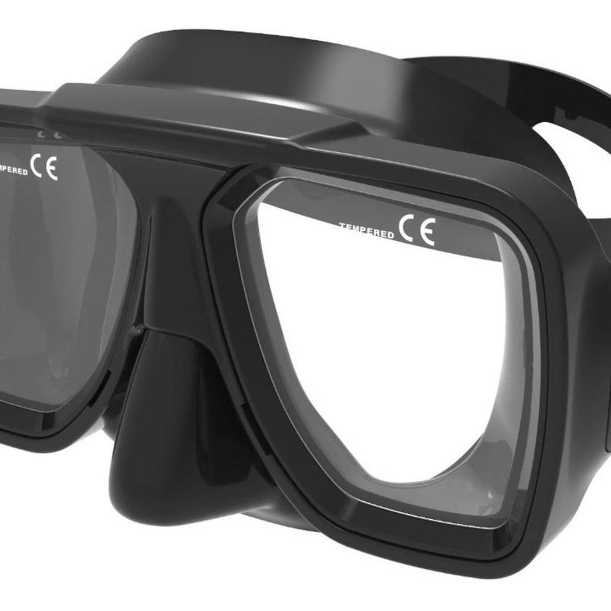 CABOSUB - Máscara de Buceo Caicai Cabosub Ajuste Perfecto Visión Clara - Negro