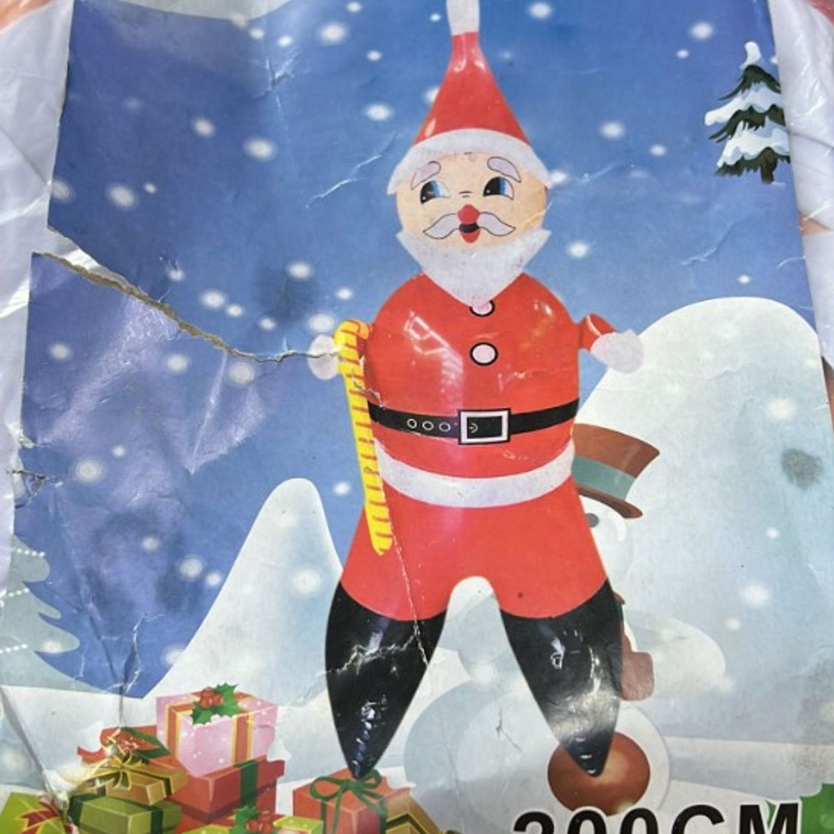 GENERICO - Viejito Pascuero Inflable 200Cm Rojo