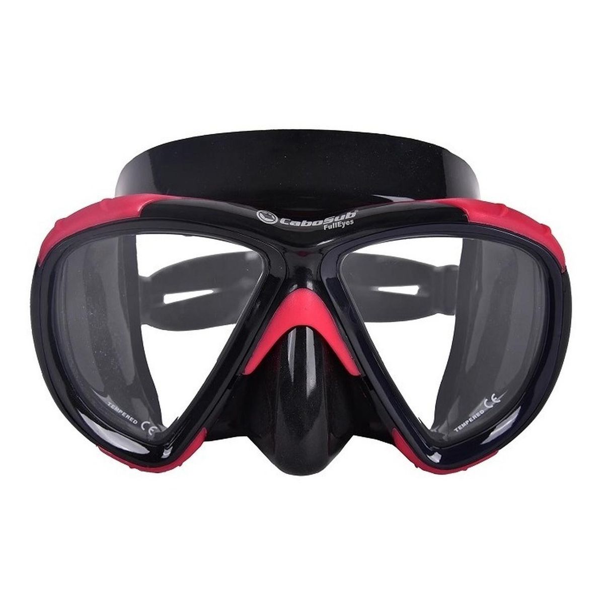 CABOSUB - Máscara para Buceo Full Eyes - Rojo
