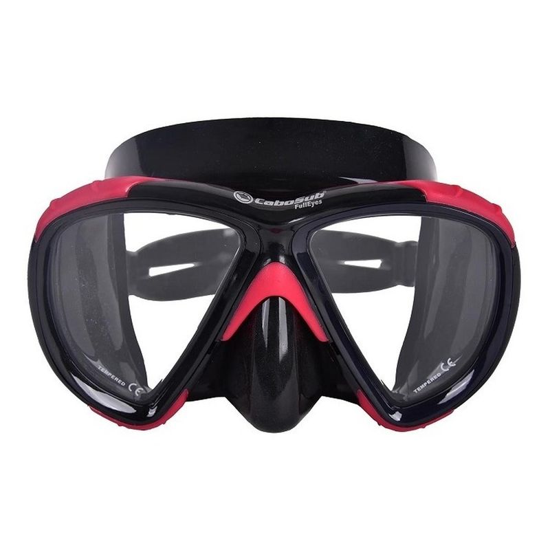 CABOSUB - Máscara para Buceo Full Eyes - Rojo