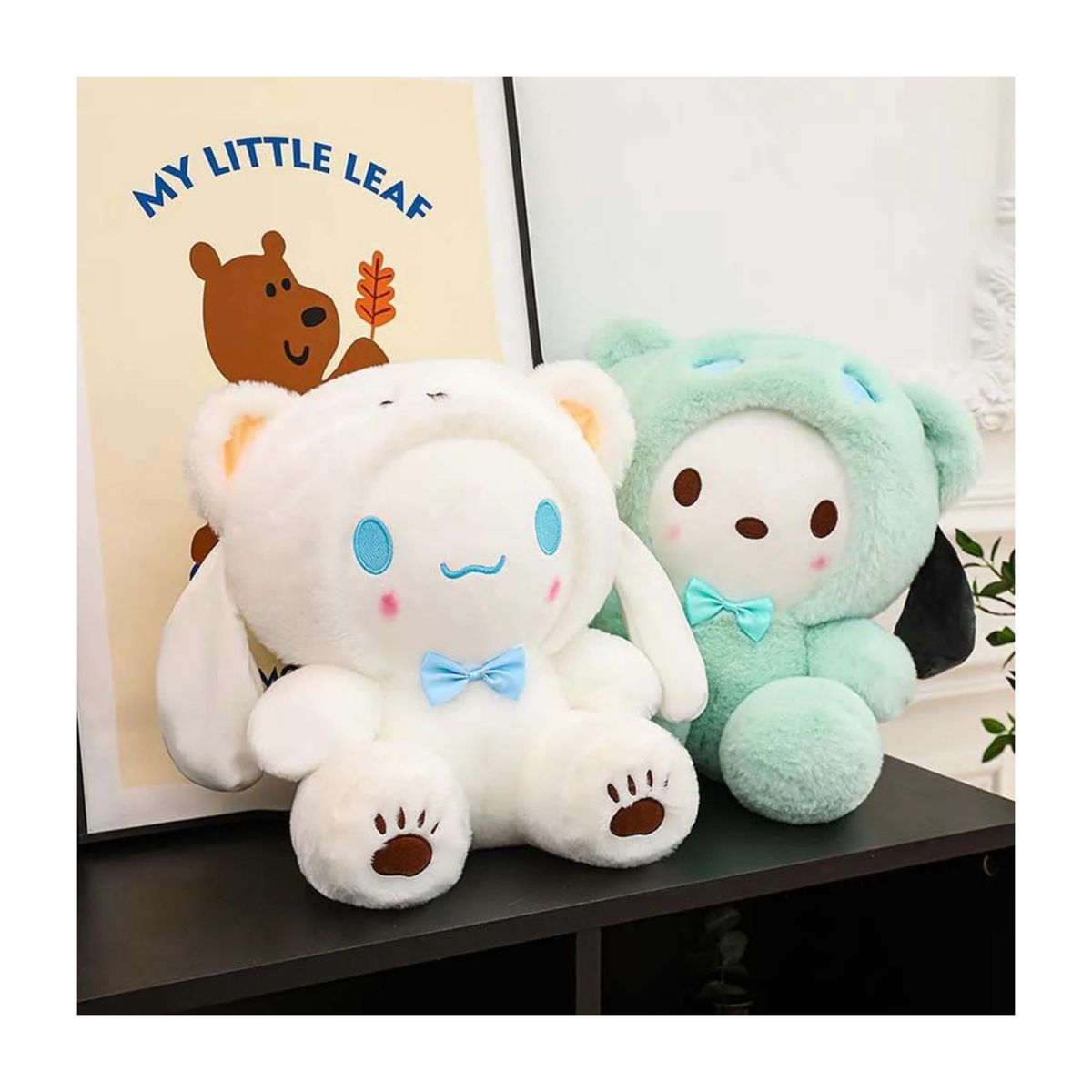 TIOZONEY - Peluche Suave Cinnamorol Pijama Color Blanco 25 Cm