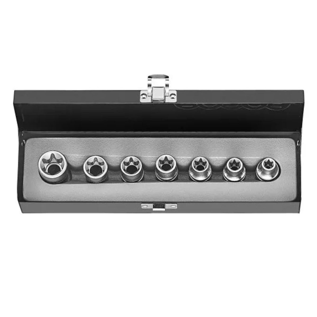 FORCE - Juego Dados Torx Hembra 1/2" E10 a E24 7pz 4071 Force