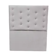 GENERICO - Respaldo 1 Plaza Crudo Botón Diamante a piso Muebles Rimar