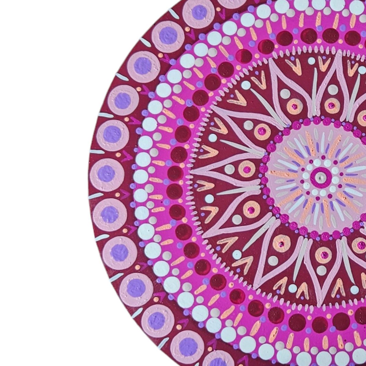 CREA TALLER - Cuadro mandala decorativo 20cm