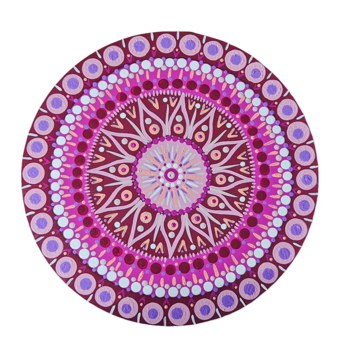 CREA TALLER - Cuadro mandala decorativo 20cm