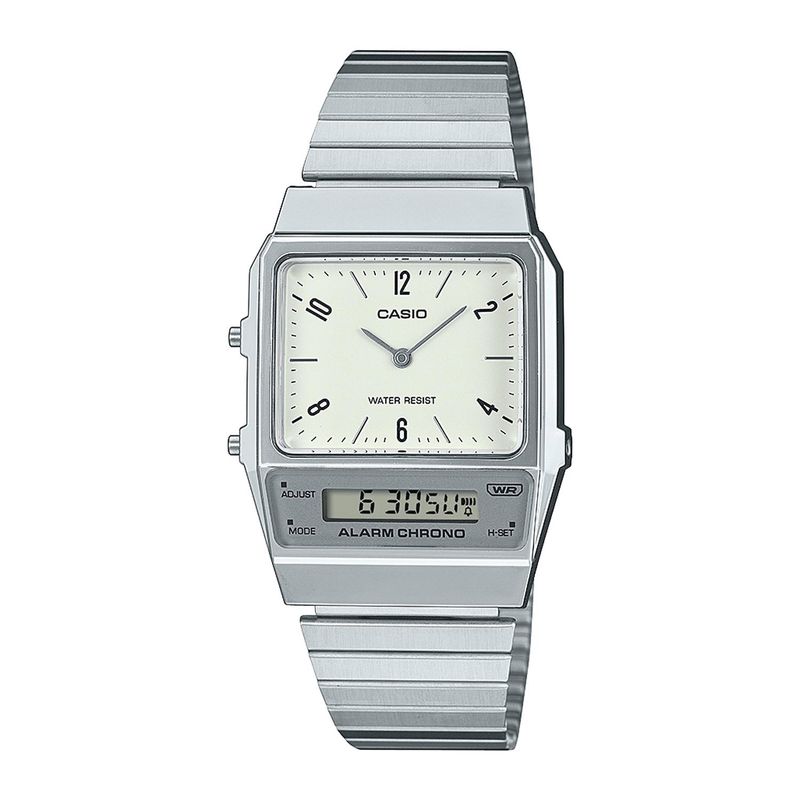 CASIO - Reloj CASIO AQ-800E-7A2DF Resina/Cromado Juvenil Plateado