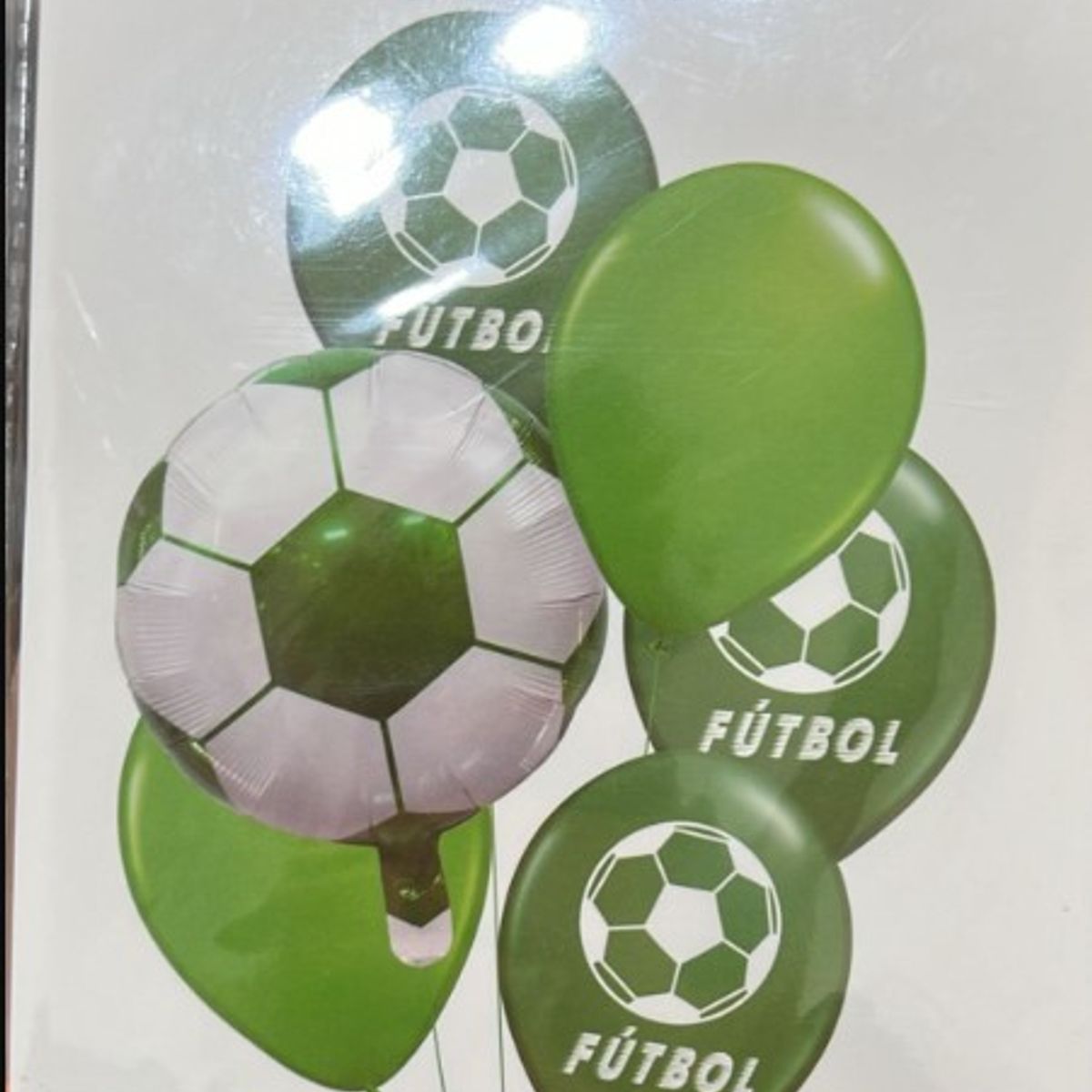 GENERICO - Set 6 Piezas Globos De Futbol Latex