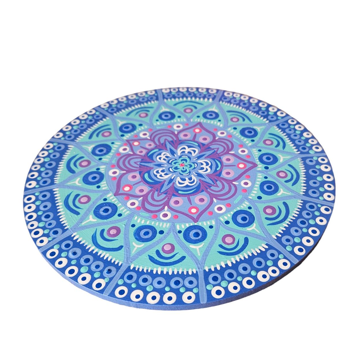 CREA TALLER - Cuadro mandala decorativo de madera