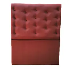 GENERICO - Respaldo 1 1/2 color Ladrillo Felpa Botón a piso Muebles Rimar