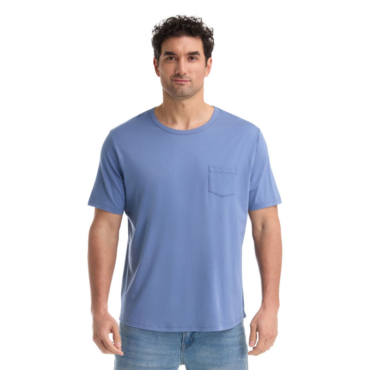 PANAMA JACK - Polera Manga Corta Hombre Celeste Panama Jack