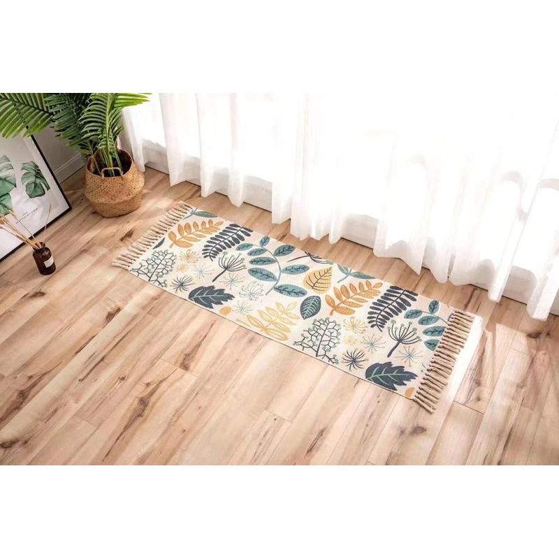 ANGELES DEL HOGAR - Alfombras Pasilleras de Lino 60 cm x 110 cm