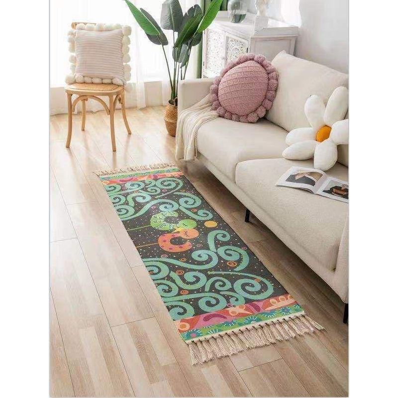ANGELES DEL HOGAR - Alfombras Pasilleras de Lino 60 cm x 110 cm